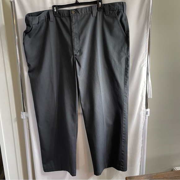 Men's Dark Gray 52x30 Relaxed Fit Carhartt Pants Casual Career Office - Picture 1 of 3